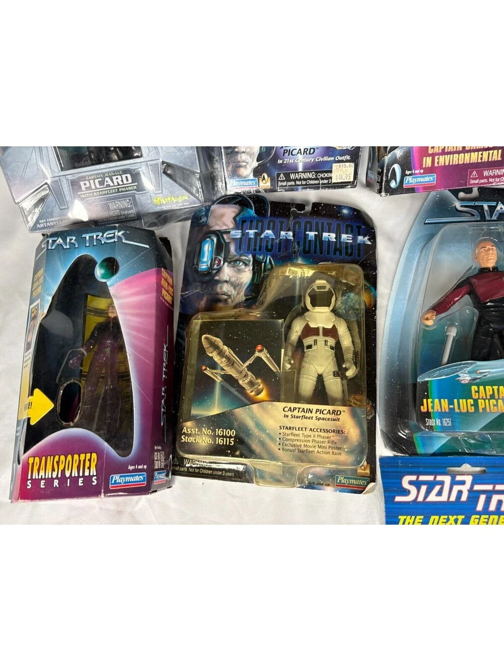 Star Trek Lot of Mixed Action Figure Generation First Contact Nemesis